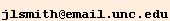 jlsmith|A|T|email|D|O|T|unc|D|O|T|edu